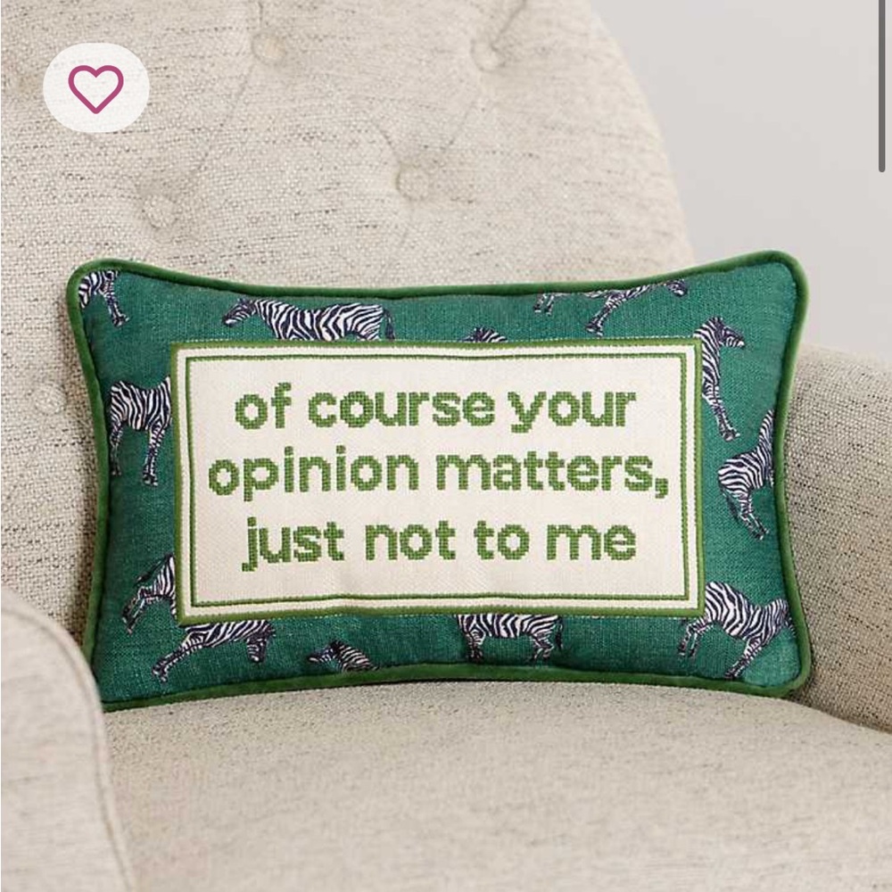Kirkland’s Needlepoint Pillow - Furbish Look for Less